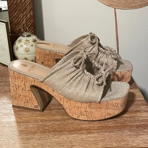Sam Edelman DOVA PLATFORM WEDGE HEEL - Picture 1 of 5